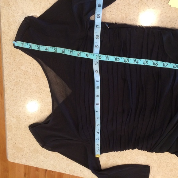 Sangria Fully Lined Black Midi Dress 16 NWT - Picture 9 of 15